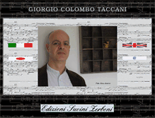 Tablet Screenshot of colombotaccani.it